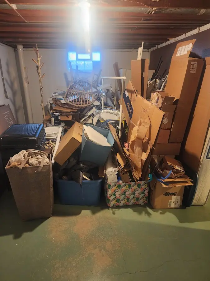 Roll-off dumpster container at job site for Construction Dumpster Rental in LaBelle